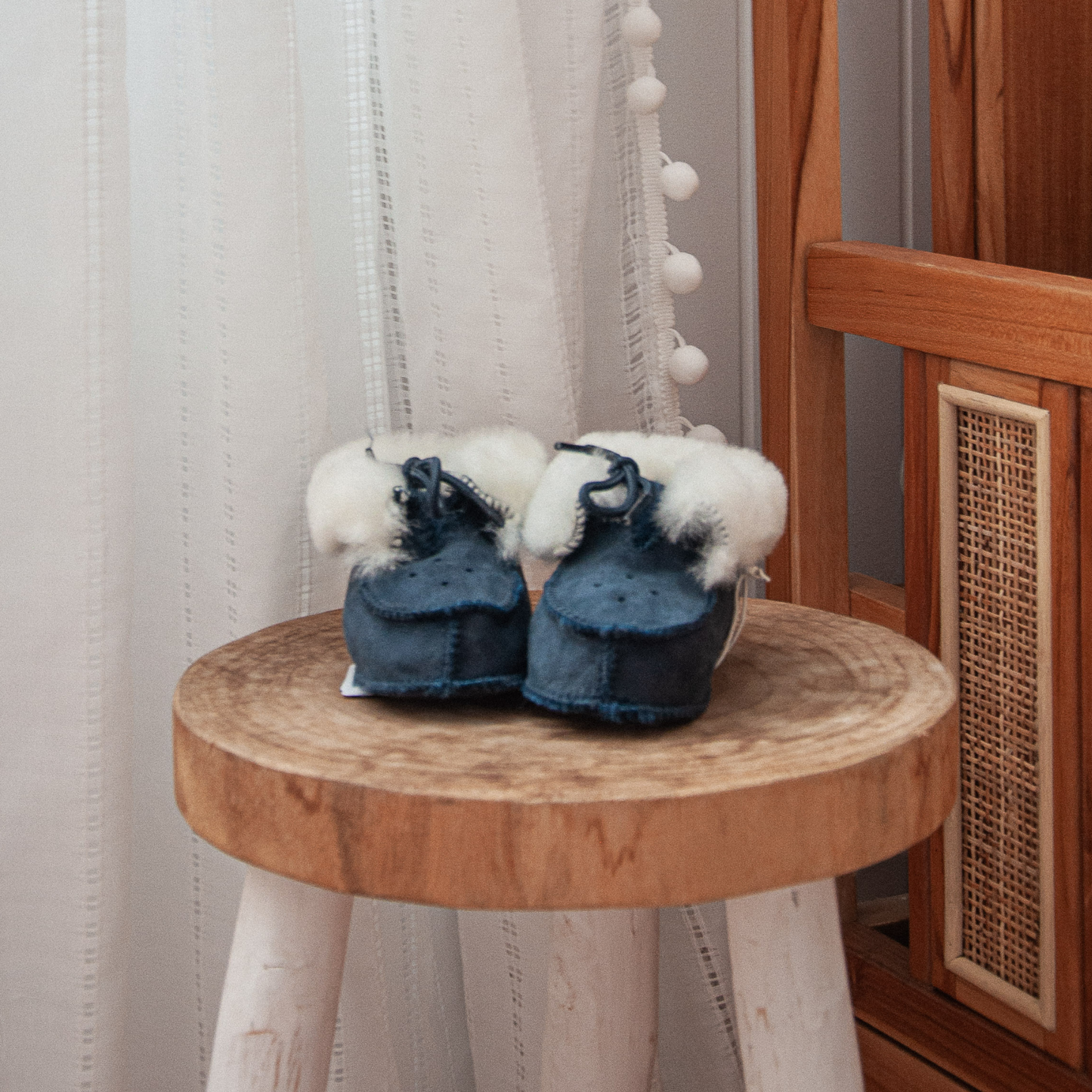 Sheepskin Baby Booties