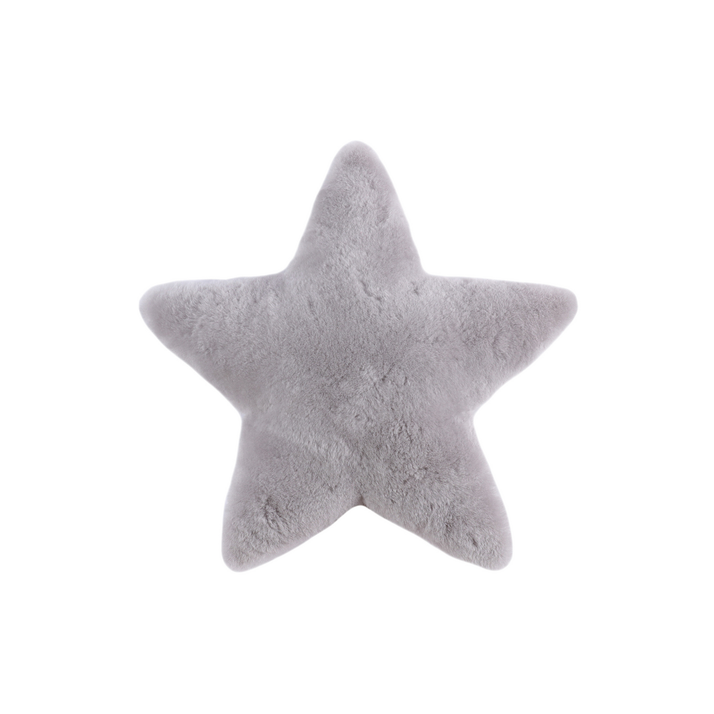 Shorn Sheepskin Star Cushion