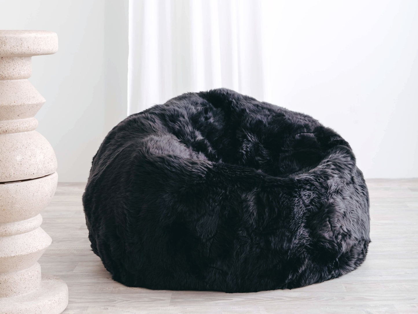 Long Wool Bean Bag