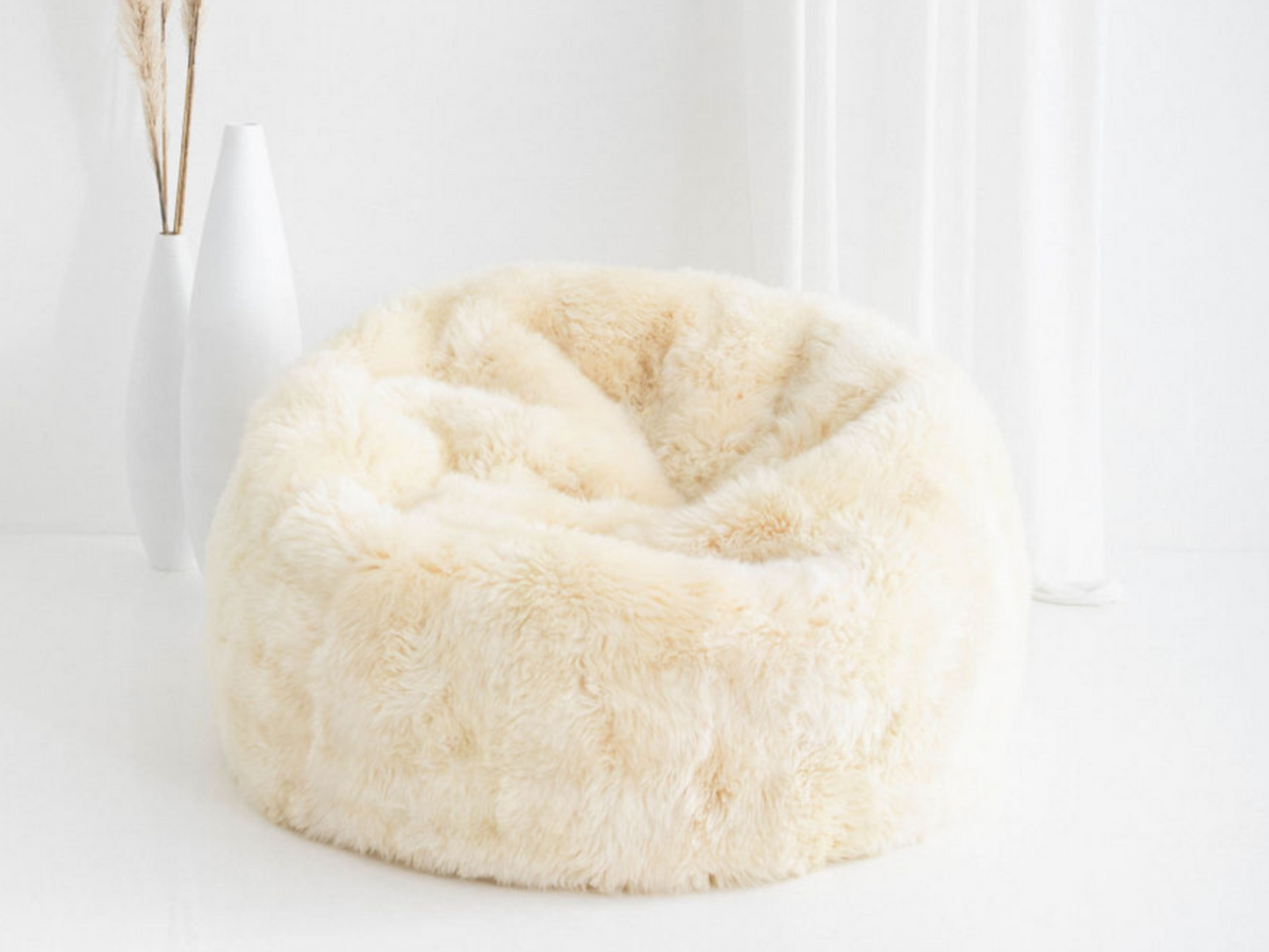 Long Wool Bean Bag
