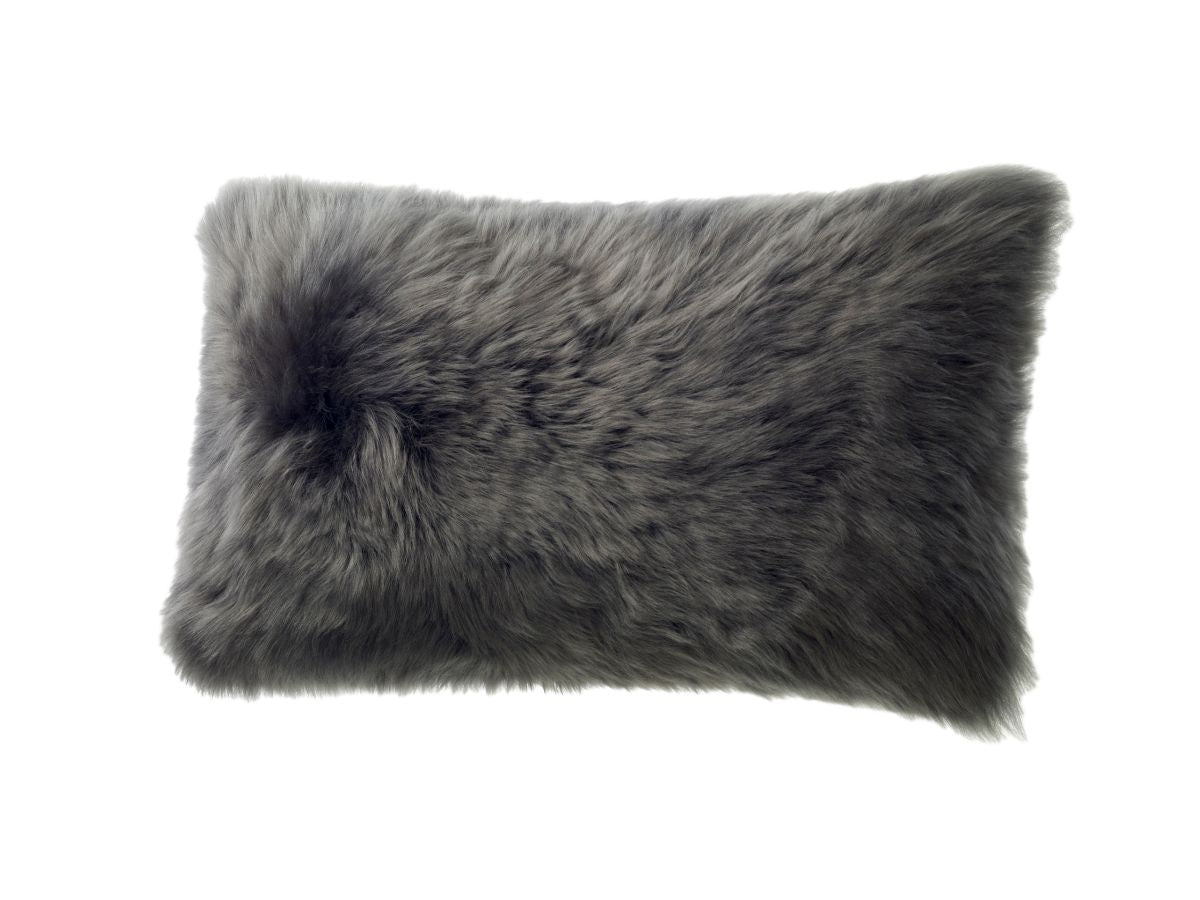 Long Wool Cushion with Feather Down Fill
