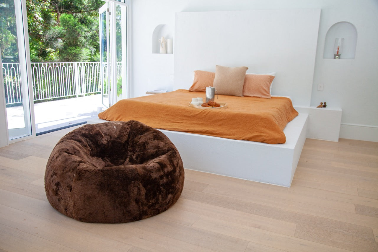 Shorn Sheepskin Bean Bag