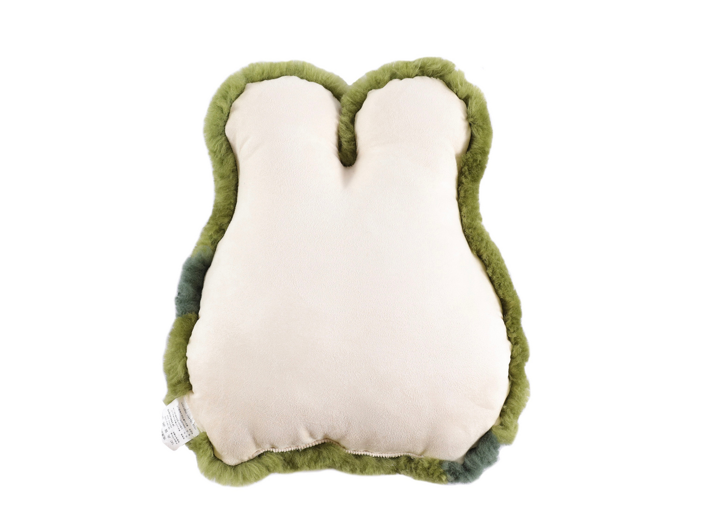 Shorn Sheepskin Frog Cushion