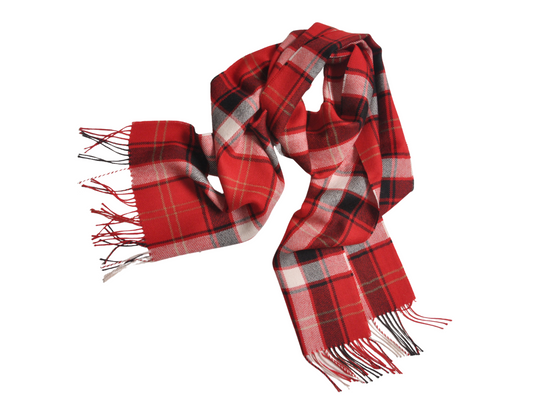Check Alpaca Scarf