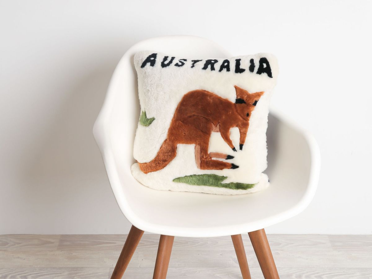 Shorn Cushion Cover Kangaroo