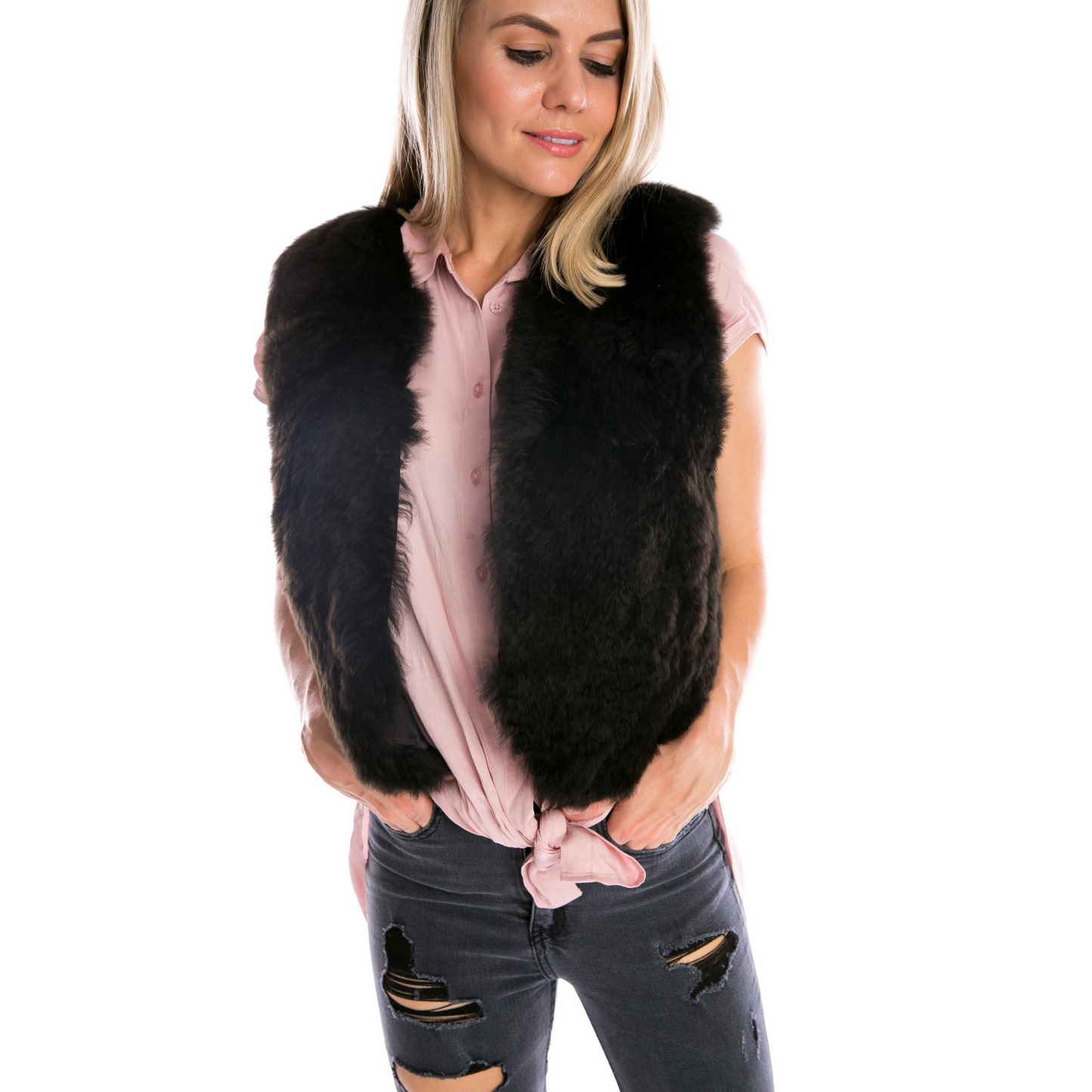 Alpaca Simple Vest
