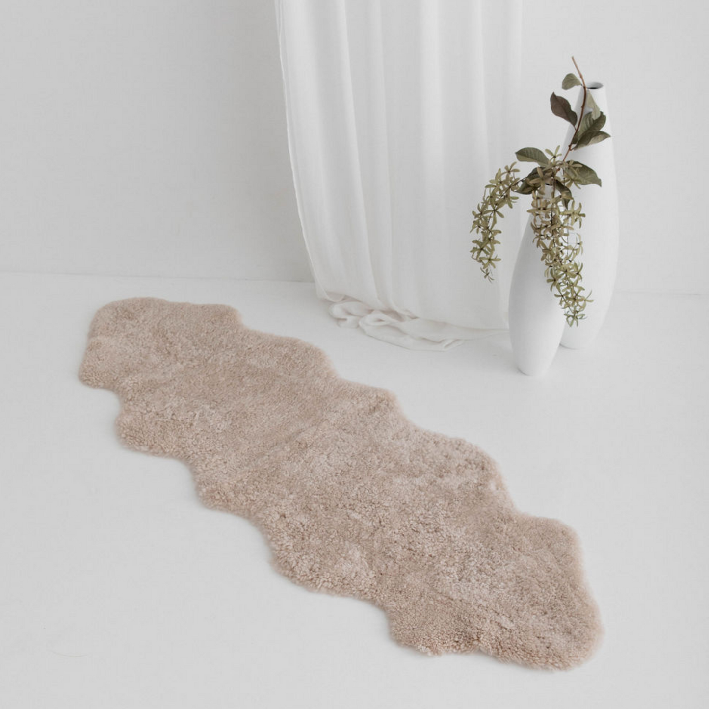 Shorn Curly Double Rug