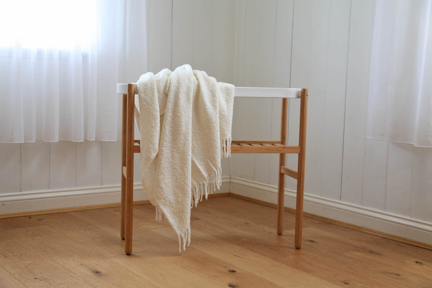 Alpaca Boucle Throw