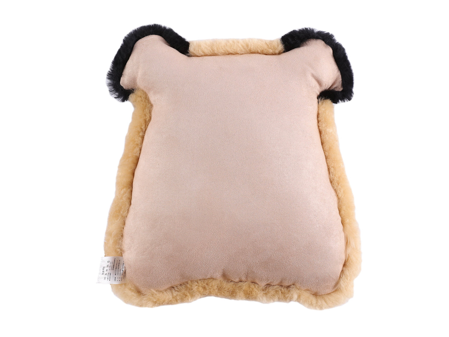 Shorn Sheepskin Pug Cushion