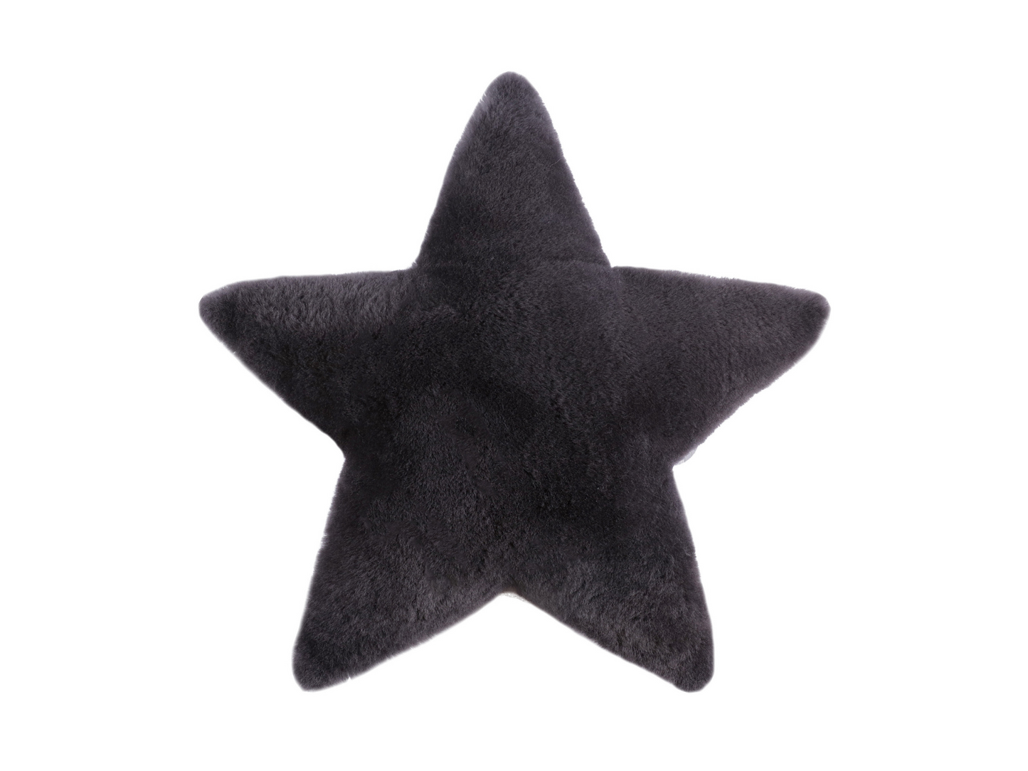 Shorn Sheepskin Star Cushion