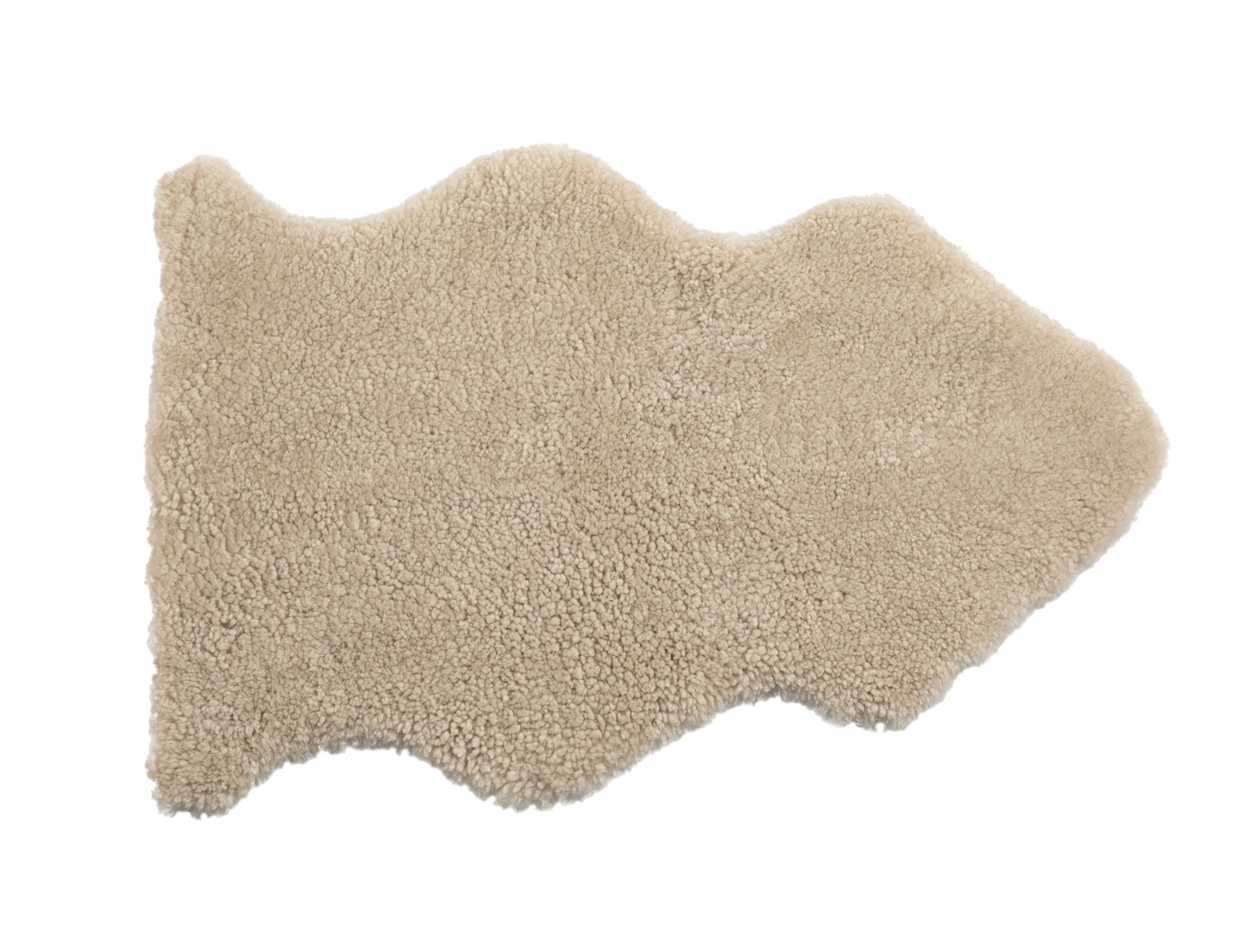 Shorn Curly Single Rug – Fibre by Auskin Australia