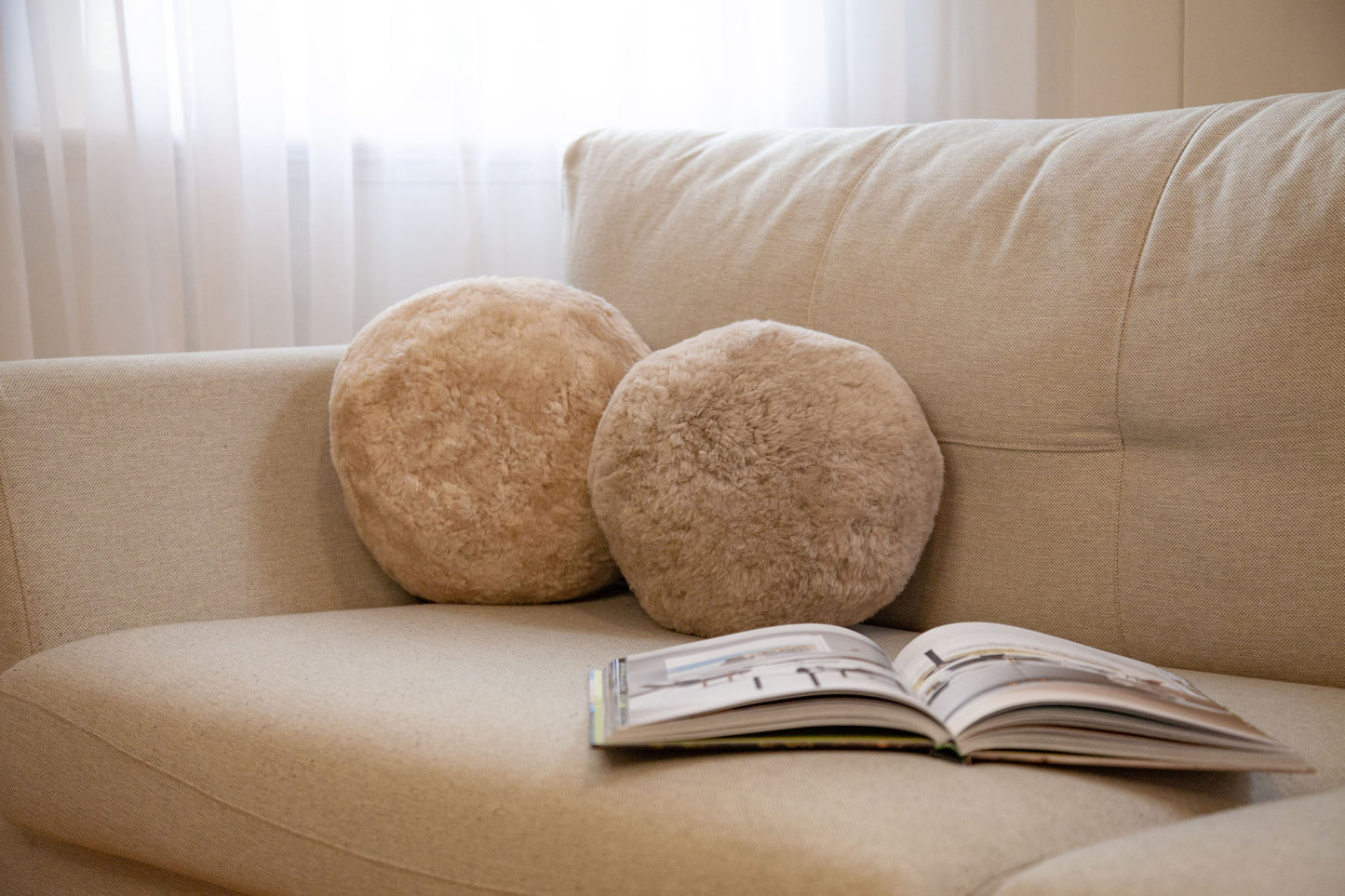 Shorn Ball Cushion